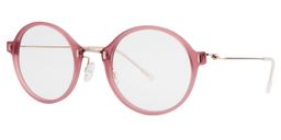 Olga Round Pink Glasses3