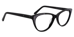 Carmen Cat eye Black Glasses3