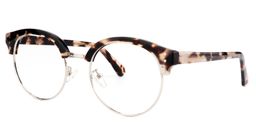 Lillian Round Tortoise Glasses2