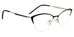 Celina Cat Eye Black Glasses2