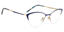 Celina Cat Eye Blue Glasses3