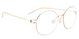 Shields Geometric Gold Glasses2