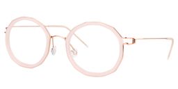 Angus Geometric Pink Glasses 2