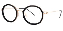 Angus Geometric Black Glasses 3