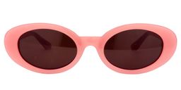 Calista Oval Pink Sunglasses0