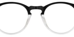 Averil Round Black & Clear Glasses 4