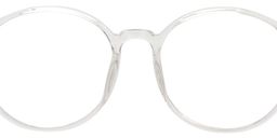 Eileen Round Clear Glasses2