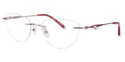 Cyndi Oval Light Purple Glasses3