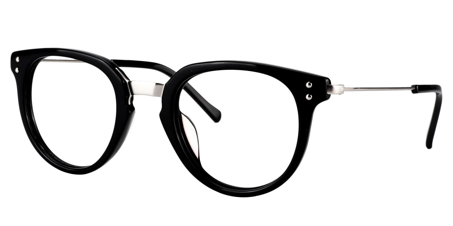 Round Black Glasses | Zeelool Glasses2