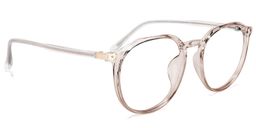 Quim Round Beige Glasses2