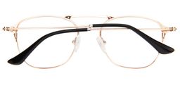 Brandon Aviator Black Glasses2