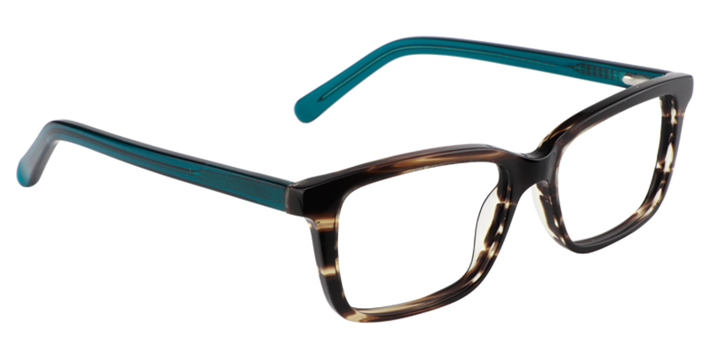 Rectangle Light Amber Glasses3