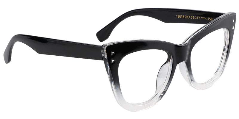 Cateye Black Glasses3