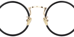 Alisa Round Black Glasses2