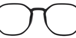 Michelle Geometric Black Glasses2