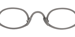 Cecil Oval Blue Titanium Glasses2