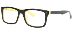 Ethan Rectangle Black Glasses3