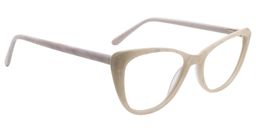 Sakura Cat eye White Glasses2