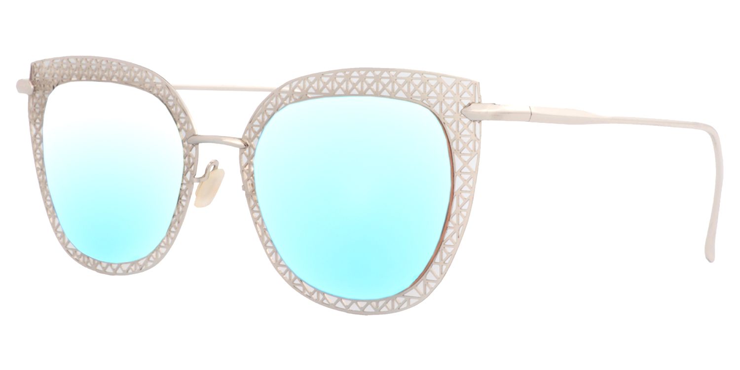 Cat-eye Gray Sunglasses | Zeelool Sunglasses4