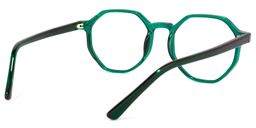 Steven Geometric Dark-Green Glasses4