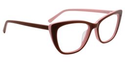 Acton Rectangle Brown Glasses2