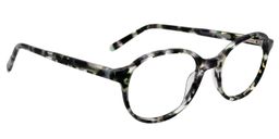 Adamson Oval Black Clear Glasses3