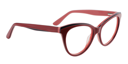 Aletta Cat Eye Red Glasses3