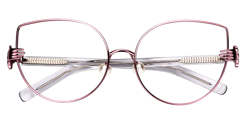 Cateye Pink Glasses1