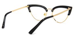 Eloisa Cateye Black Glasses4