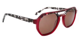Aherne Aviator Red Sunglasses3