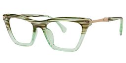 Aicken Square Green Glasses3