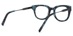 Tatum Round Blue-Camouflage Glasses 4