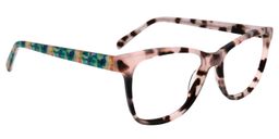 Ajax Square Light Tortoise Glasses2
