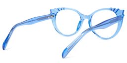 Weston Cateye Light-Blue Glasses4