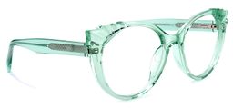 Weston Cateye Green Glasses2