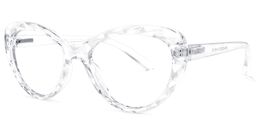 Warren Cateye Clear Glasses1
