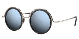 Alban Round Gray Tortoise Sunglasses3