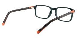 Rowan Rectangle Dark Green Glasses5