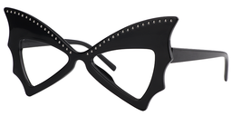 Elvira Butterfly Black Glasses3