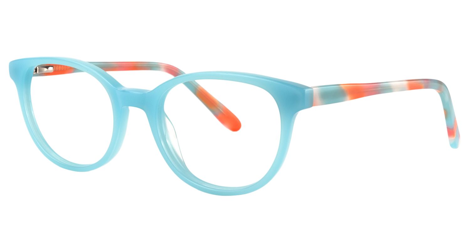 Square Light Blue Glasses | Zeelool Glasses2
