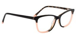 Amanda Rectangle Pink Glasses3