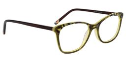 Alcuin Rectangle Dark Green Glasses2