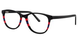 Natalie Square Black Glasses2