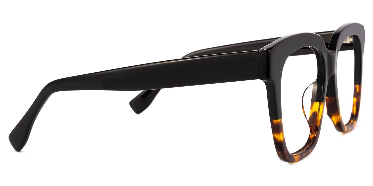Xion Square Tortoise Glasses | Zeelool Glasses3