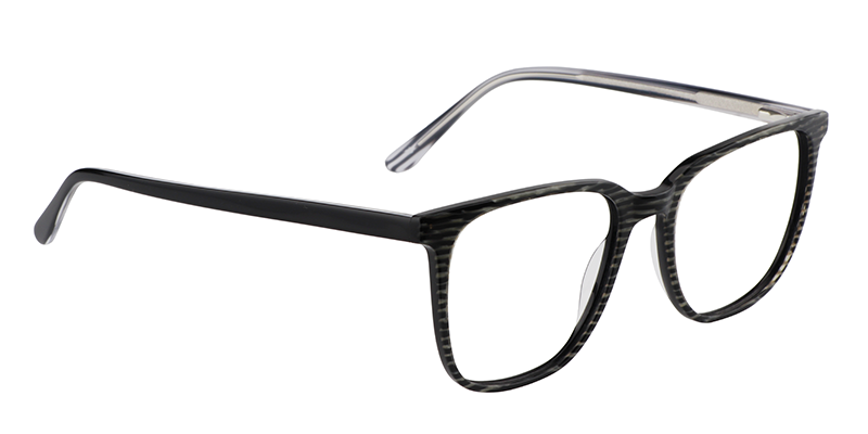 Rectangle Black Glasses | Zeelool Optical3