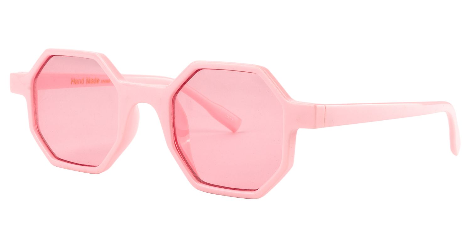 Geometric Pink Sunglasses | Zeelool Sunglasses3