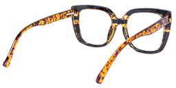Brenda Square Dark-Blue Glasses2