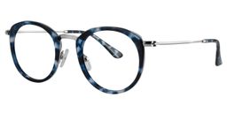 Ainslie Round Blue Tortoise Glasses2