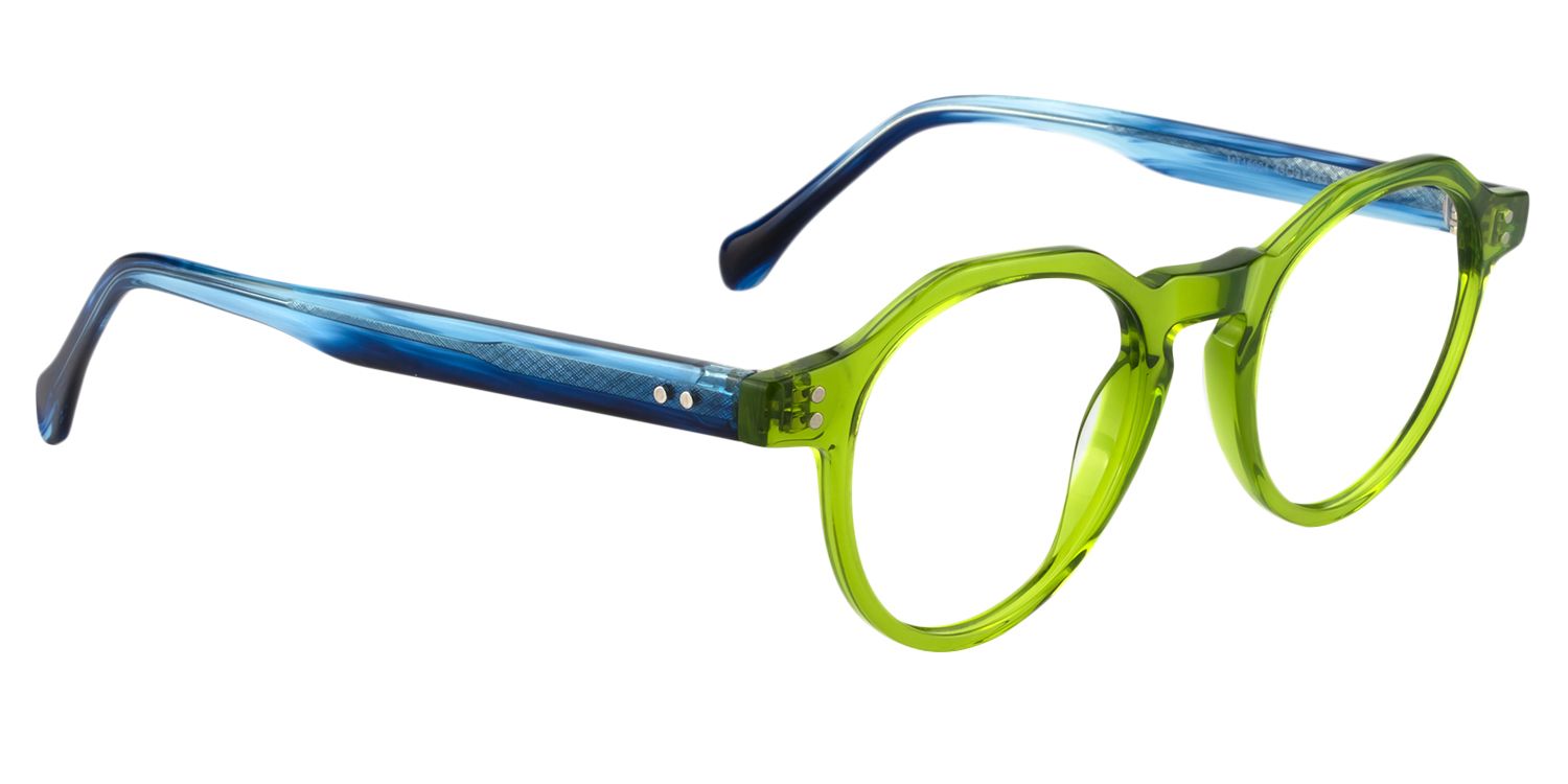 Round Green Glasses | Zeelool Glasses2