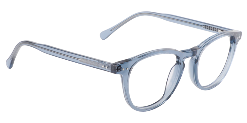 Round Dark Blue Glasses | Zeelool Eyeglasses Online3
